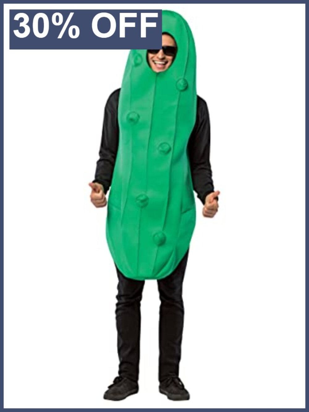Pickle Costume Foam Tunic One Size Adult Halloween Unisex
